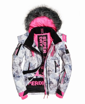 Superdry Ultimate Snow Action Női Kabát Kék | JBYFS0432